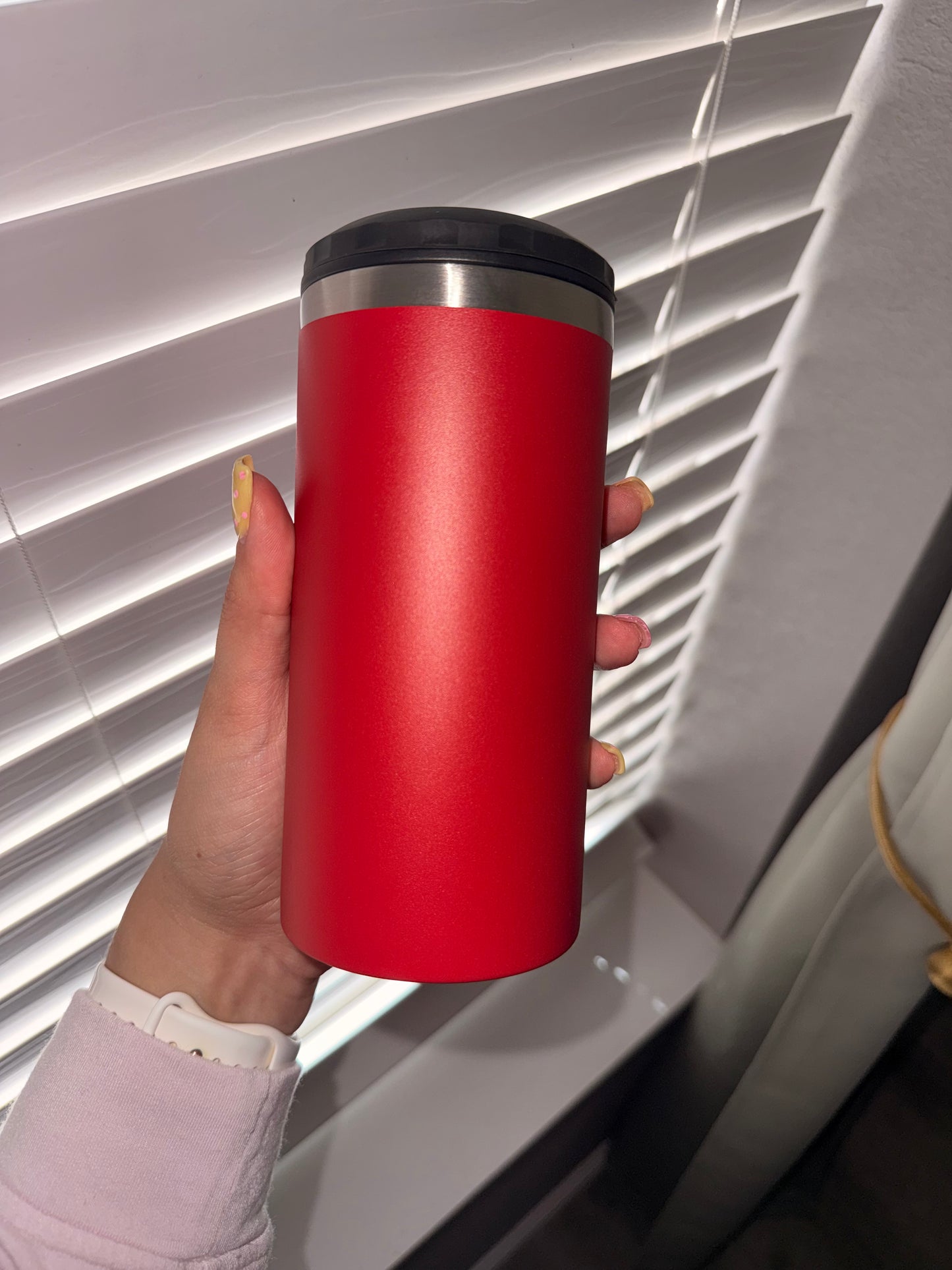16oz Can Cooler with Bottle Opener