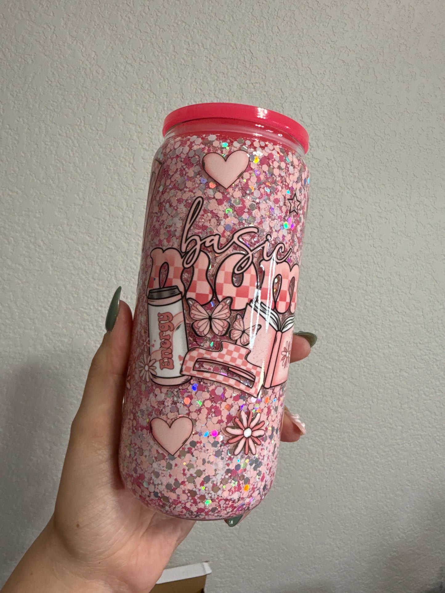Basic mom 20oz glass