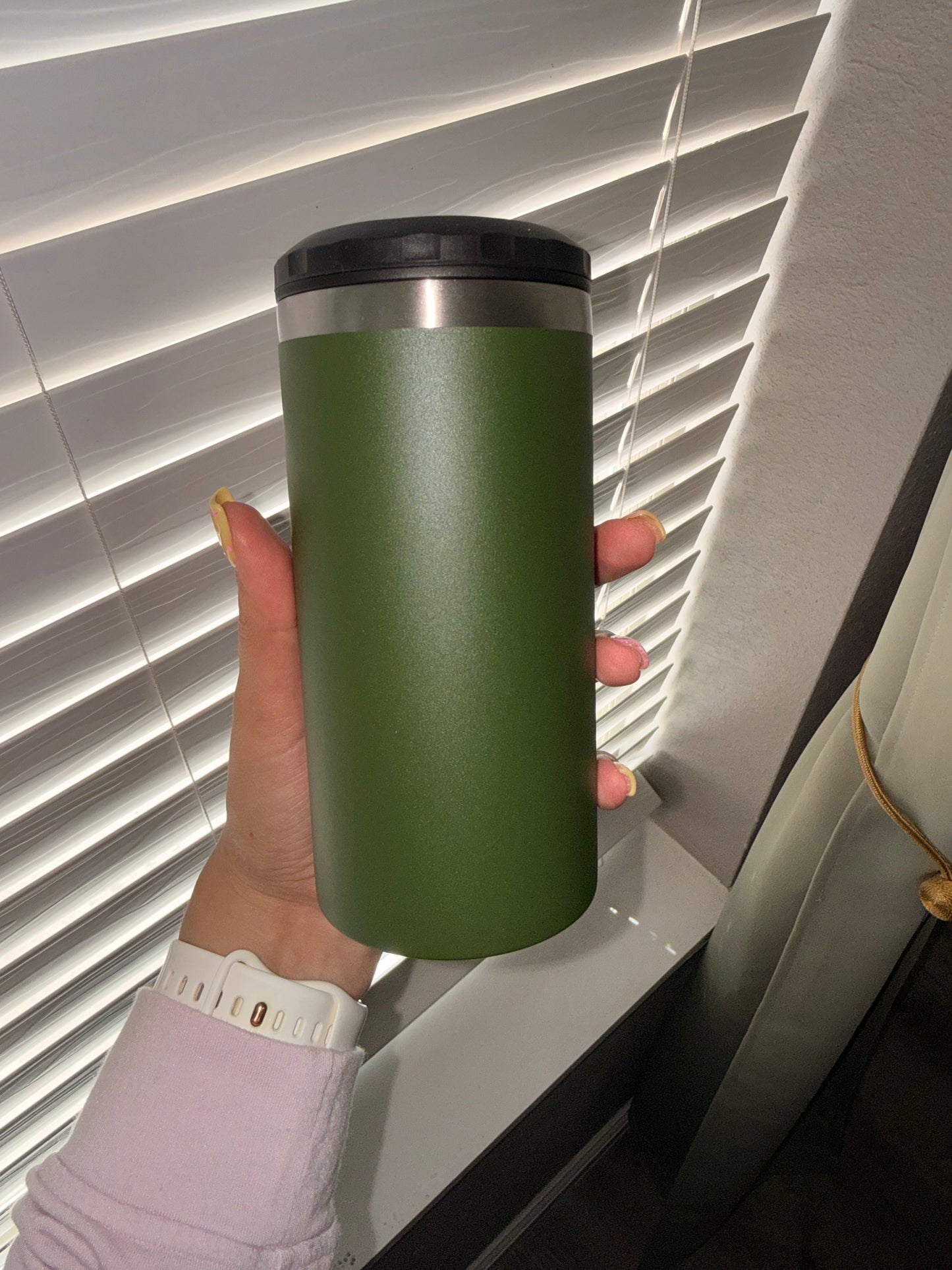 16oz Can Cooler with Bottle Opener