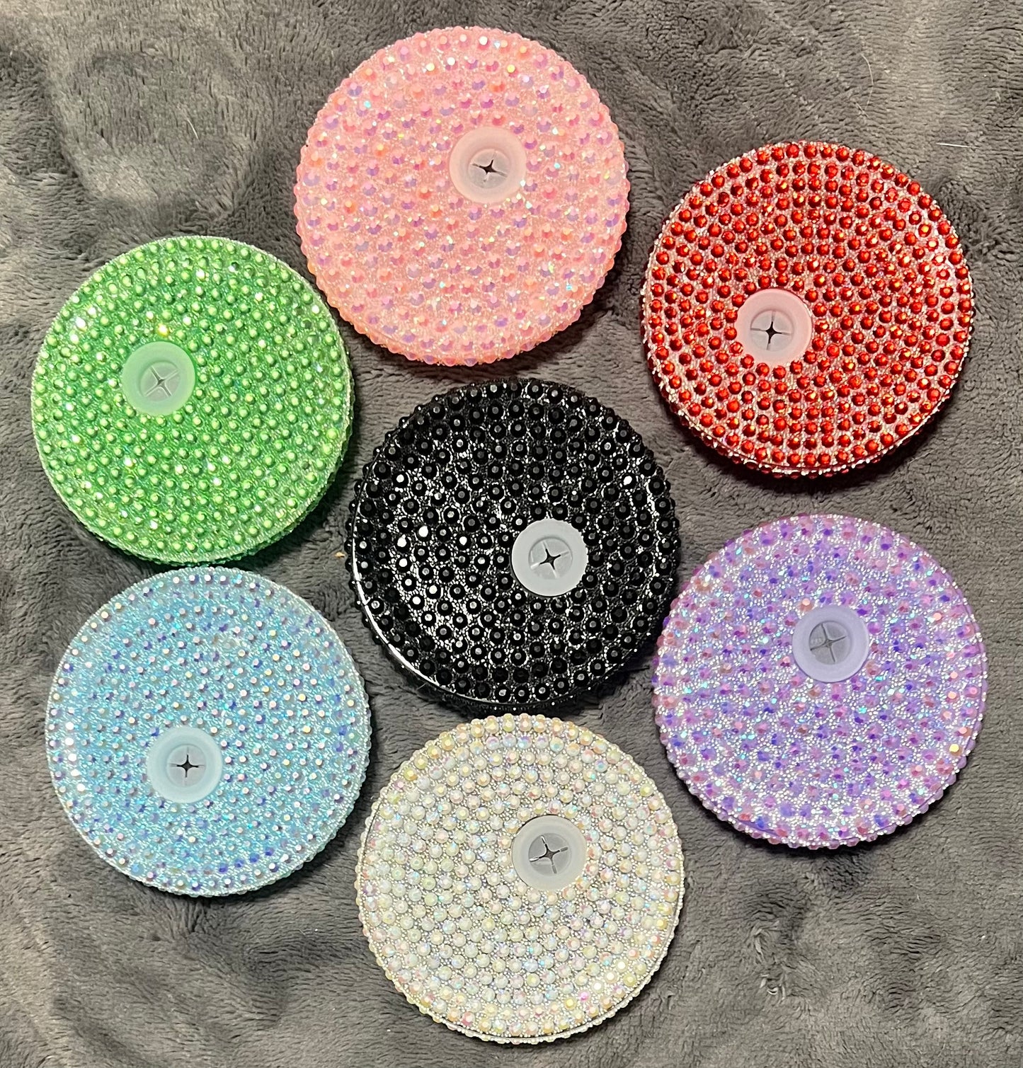 Rhinestone lids