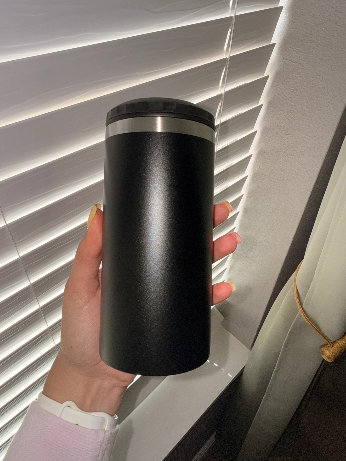 16oz Can Cooler with Bottle Opener
